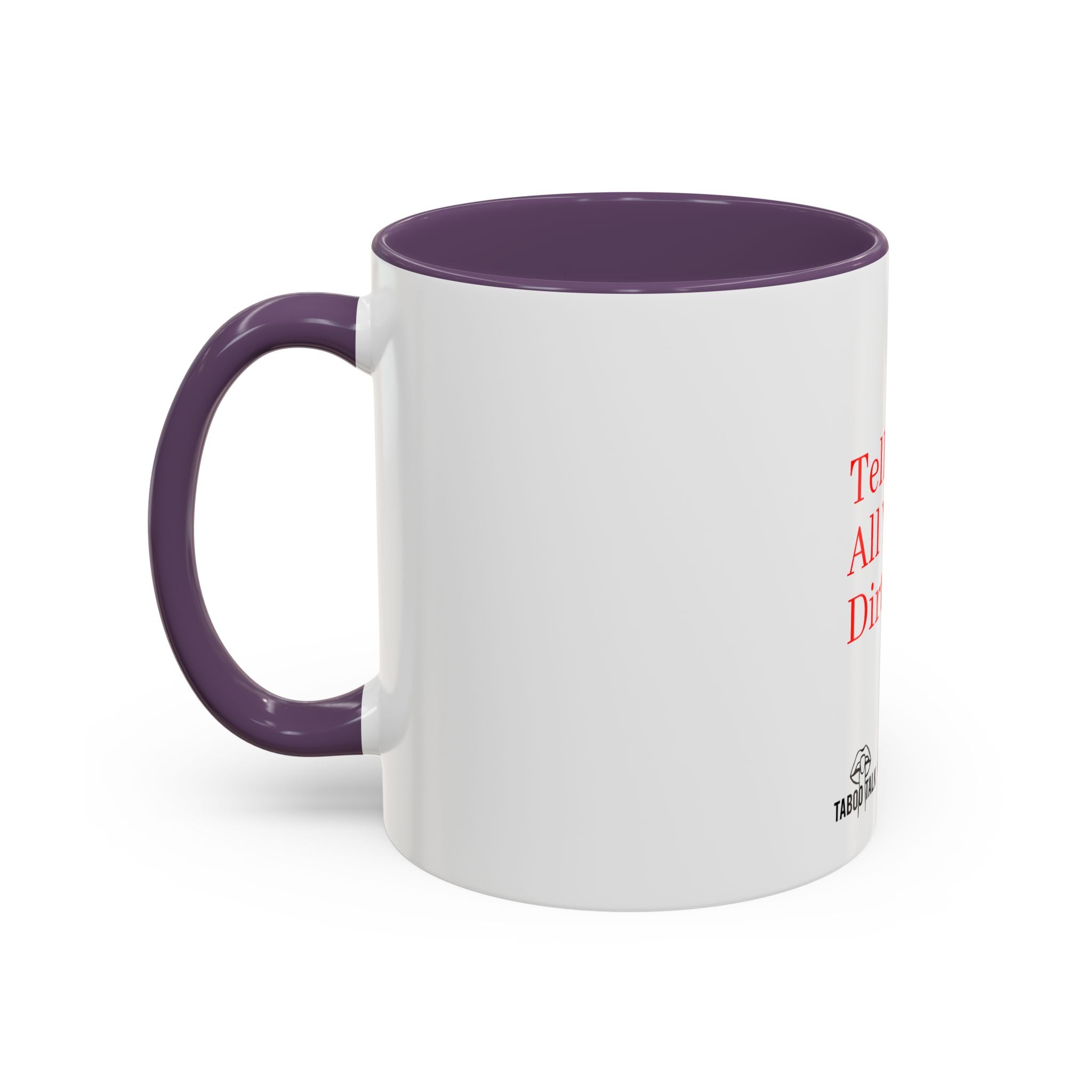Accent Coffee Mug — 'tabootalkwithtori.com' Branded Accent Coffee Mug (11/15oz)