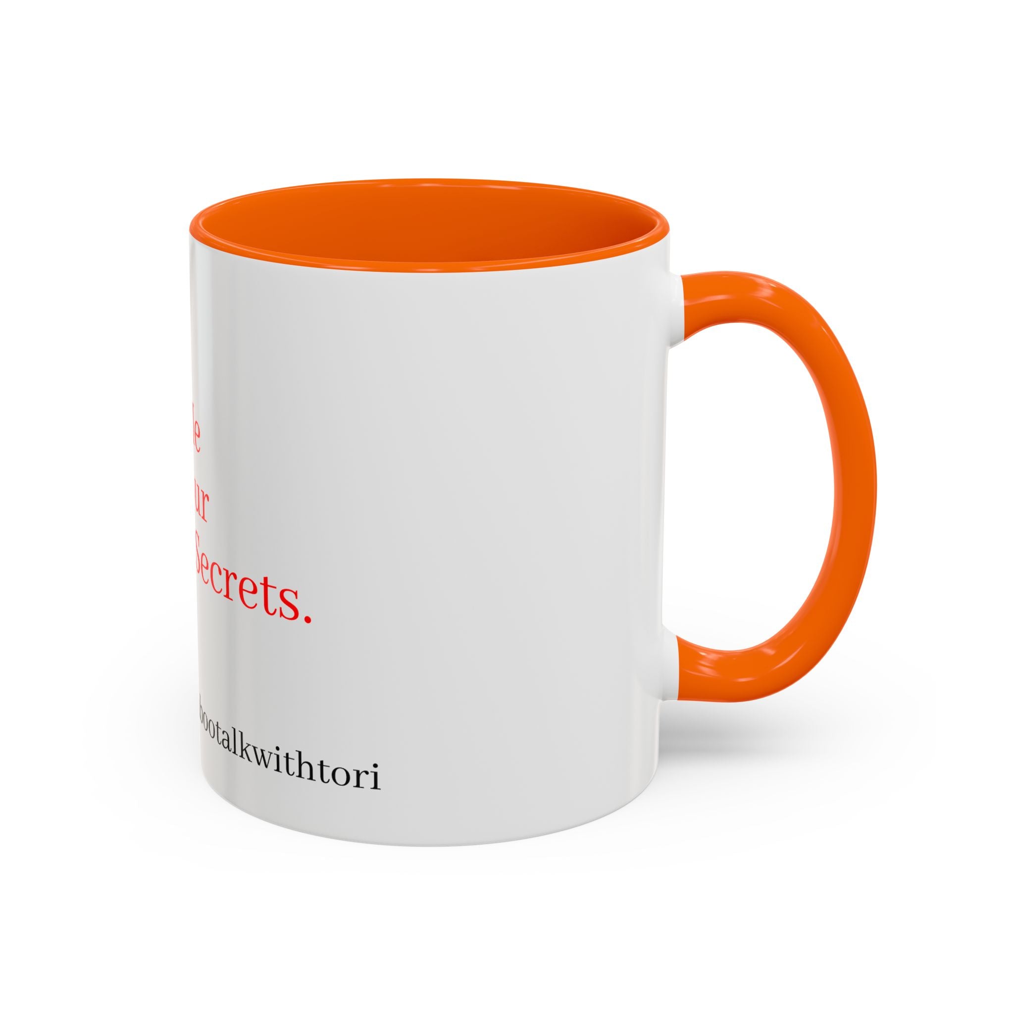 Accent Coffee Mug — 'tabootalkwithtori.com' Branded Accent Coffee Mug (11/15oz)