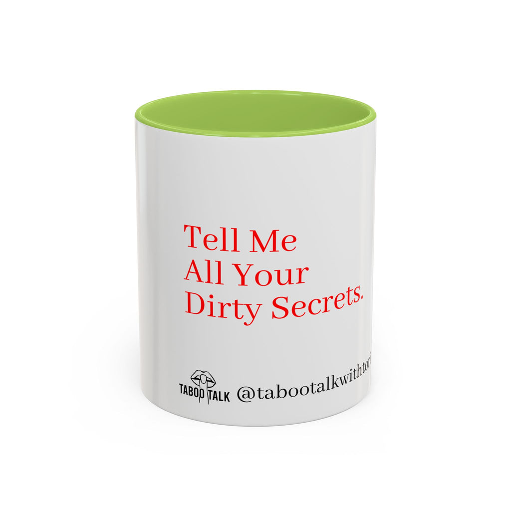 Accent Coffee Mug — 'tabootalkwithtori.com' Branded Accent Coffee Mug (11/15oz)