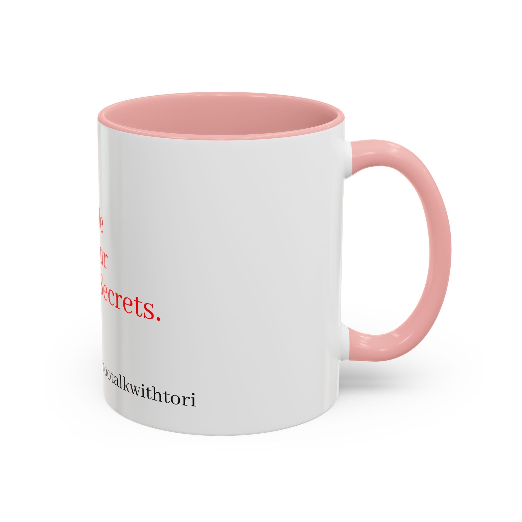 Accent Coffee Mug — 'tabootalkwithtori.com' Branded Accent Coffee Mug (11/15oz)