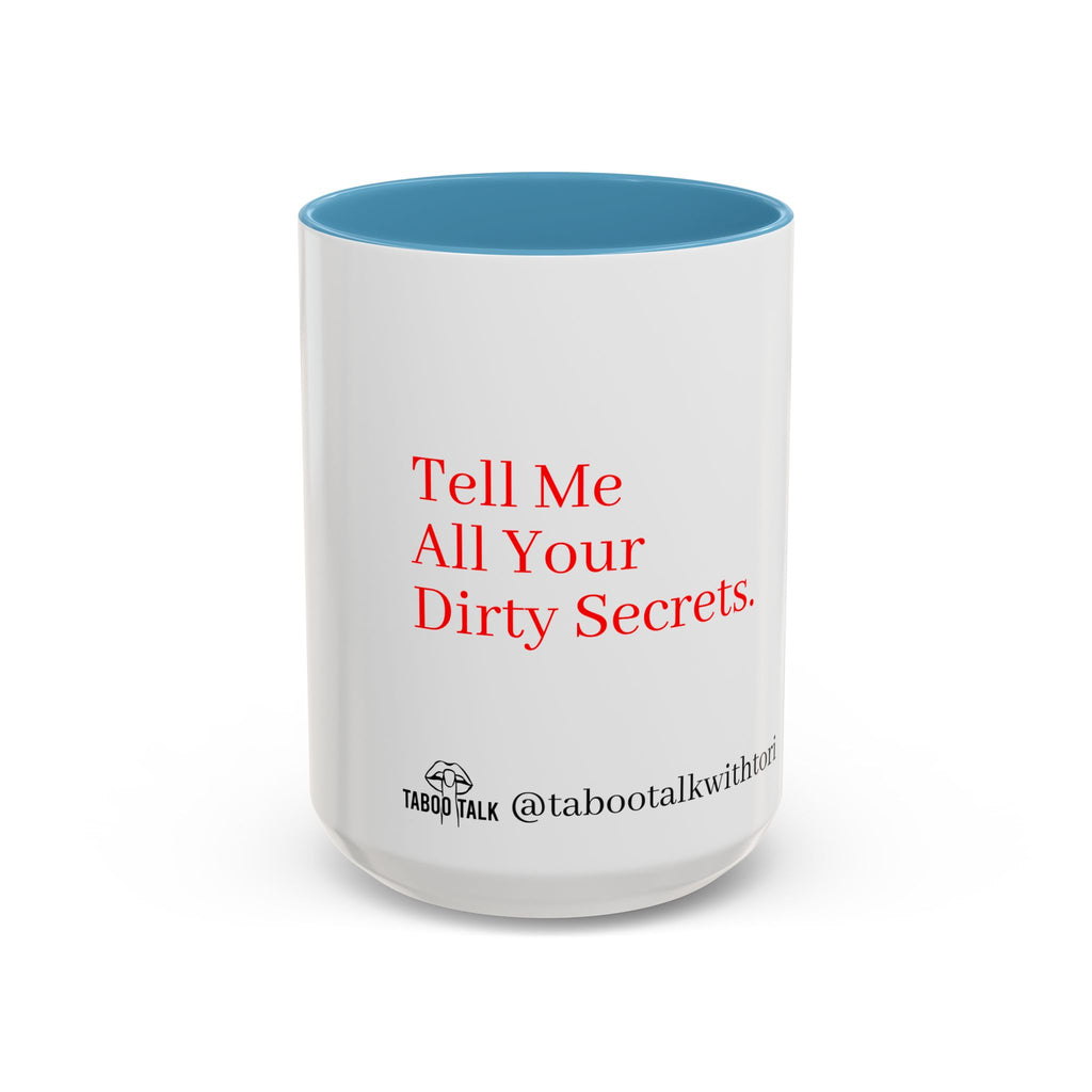 Accent Coffee Mug — 'tabootalkwithtori.com' Branded Accent Coffee Mug (11/15oz)
