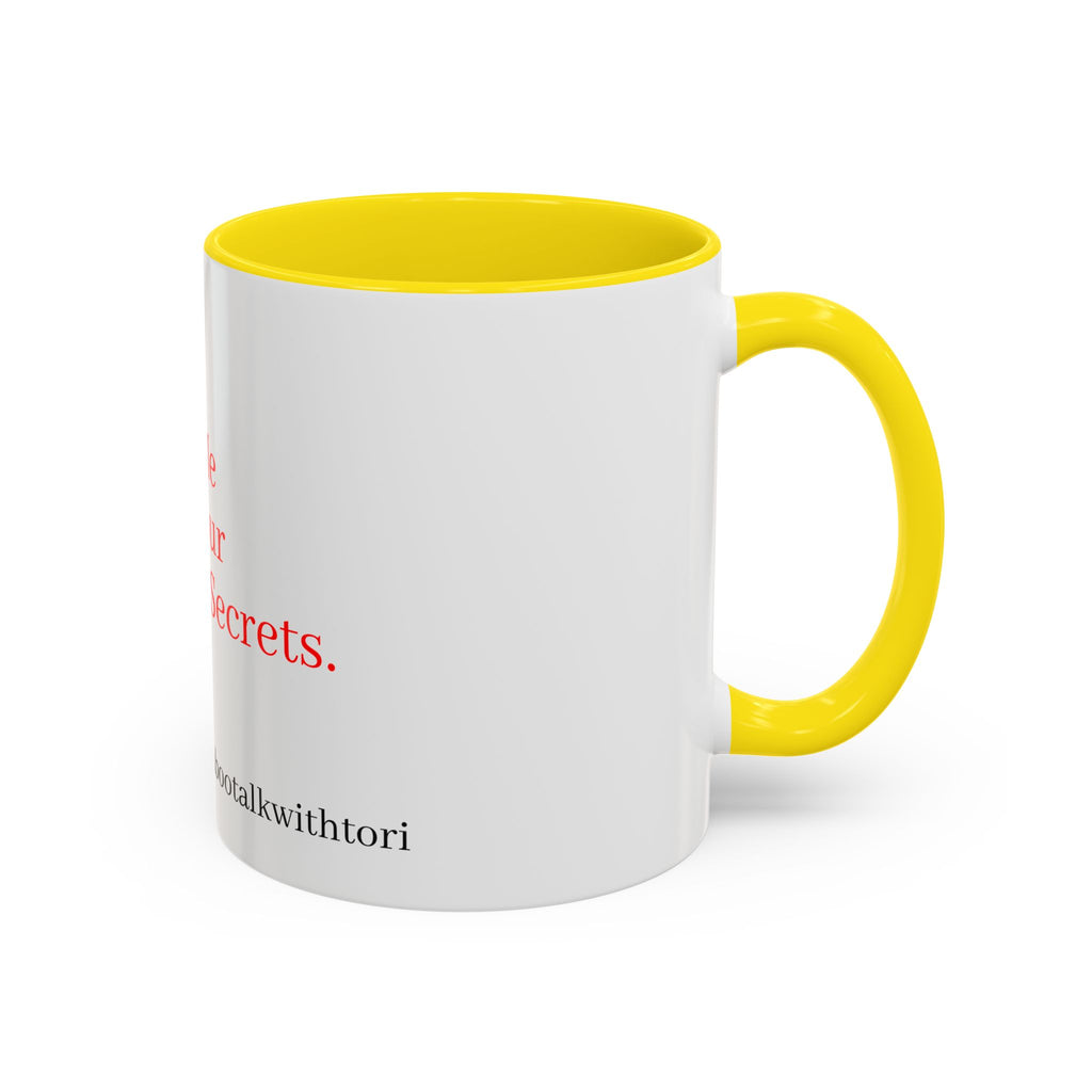 Accent Coffee Mug — 'tabootalkwithtori.com' Branded Accent Coffee Mug (11/15oz)