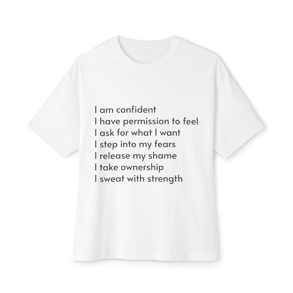 Taboo Talk Tee — "Permission to Feel Pleasure" Graphic Boxy T-Shirt