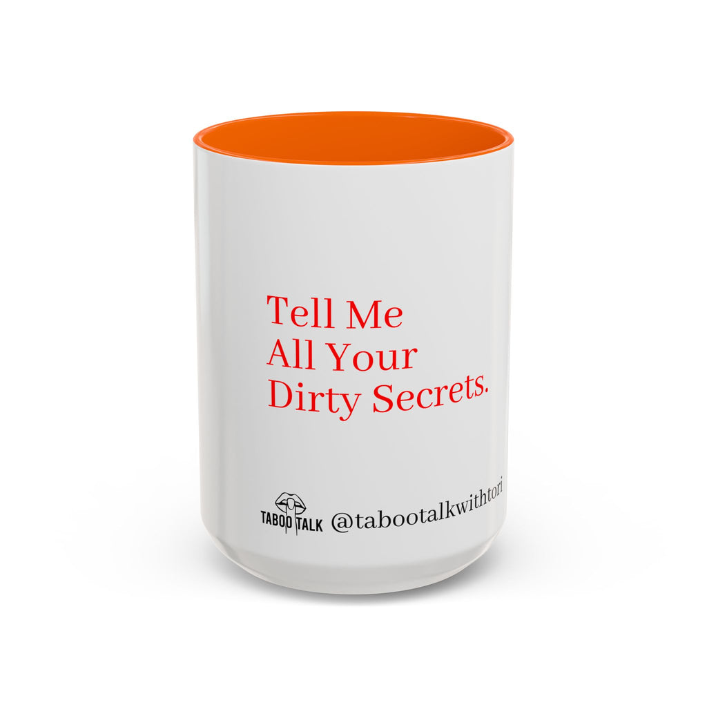 Accent Coffee Mug — 'tabootalkwithtori.com' Branded Accent Coffee Mug (11/15oz)