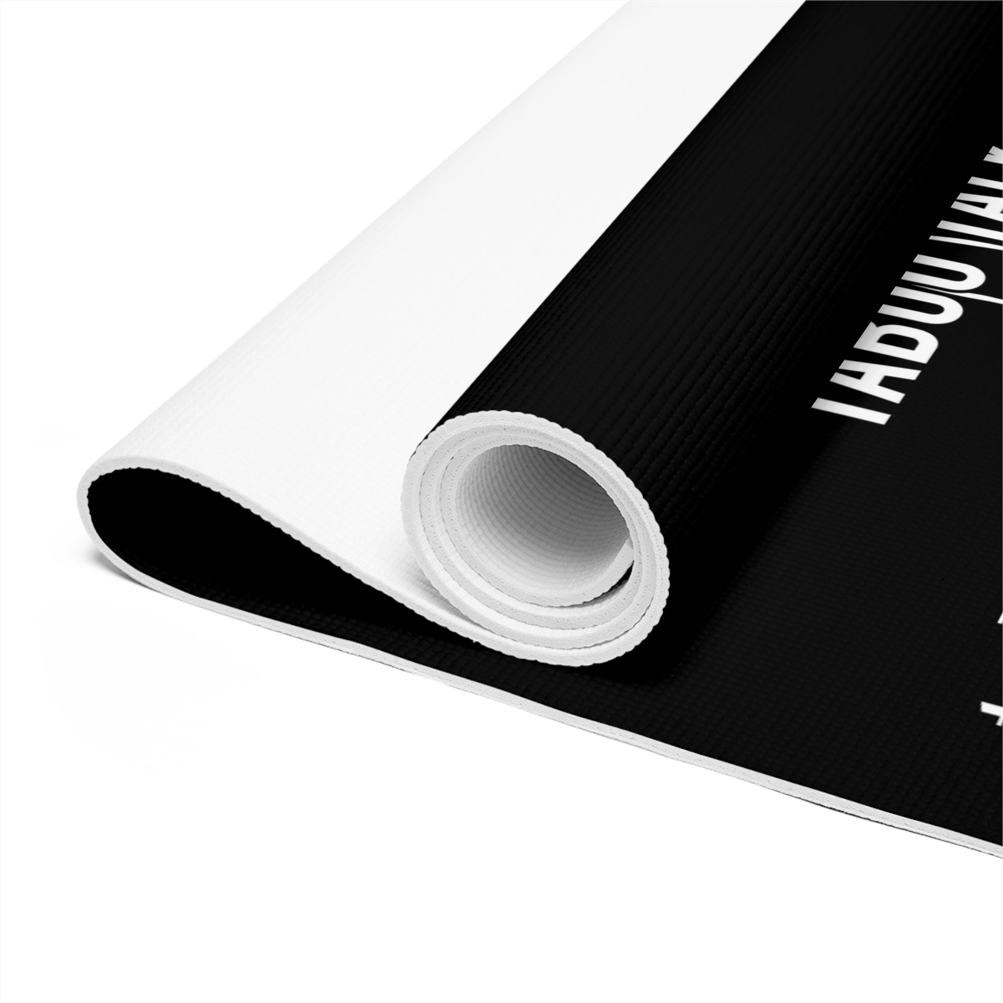 Red 'Take Me to My Edges' Foam Yoga Mat — Taboo Talk Branded Exercise Mat