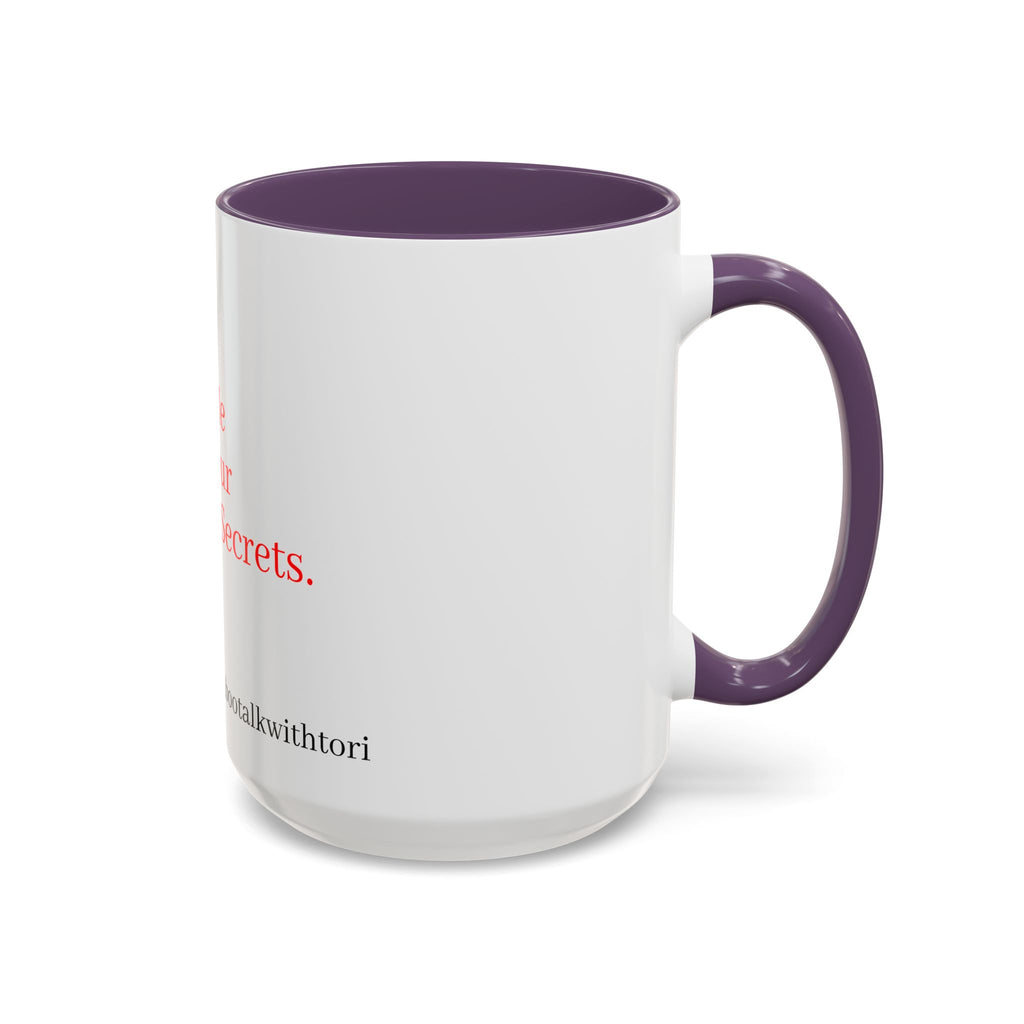 Accent Coffee Mug — 'tabootalkwithtori.com' Branded Accent Coffee Mug (11/15oz)