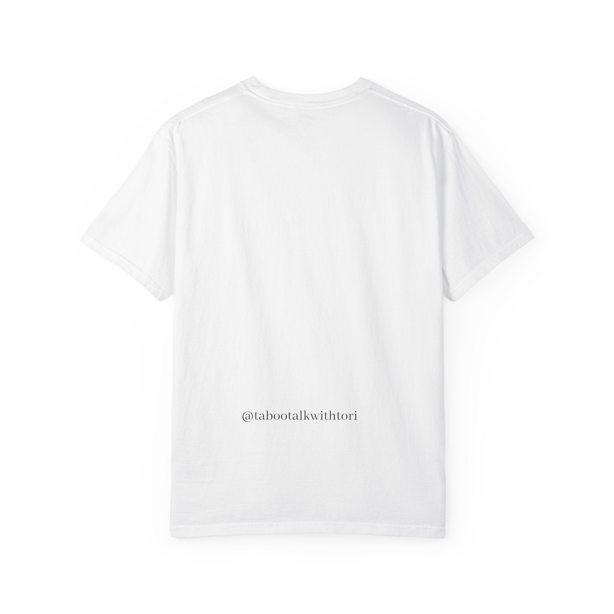 Taboo Talk Graphic T‑Shirt — Shushing Lips Logo Tee