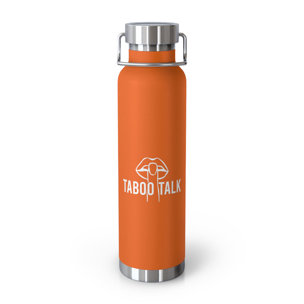 Taboo Talk 22oz Copper Vacuum Insulated Bottle – Red Stainless Steel Tumbler