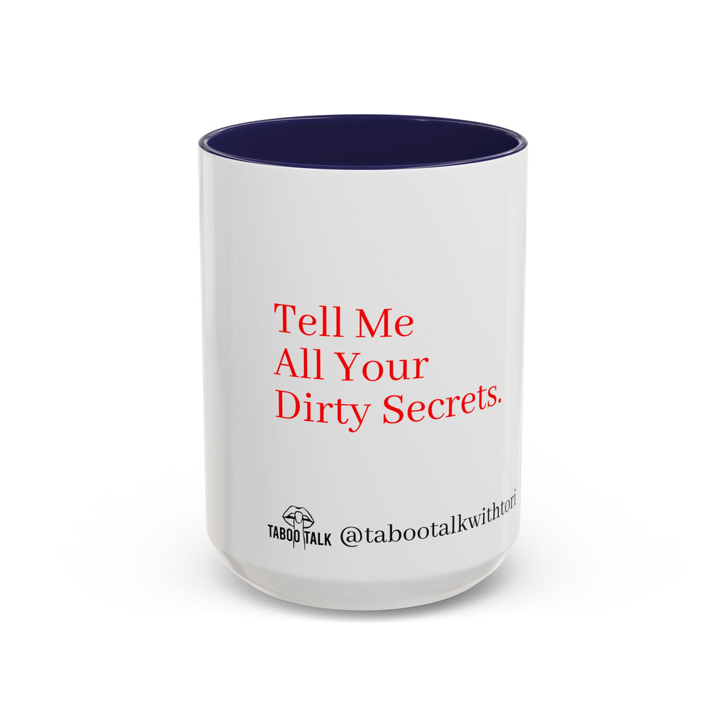 Accent Coffee Mug — 'tabootalkwithtori.com' Branded Accent Coffee Mug (11/15oz)