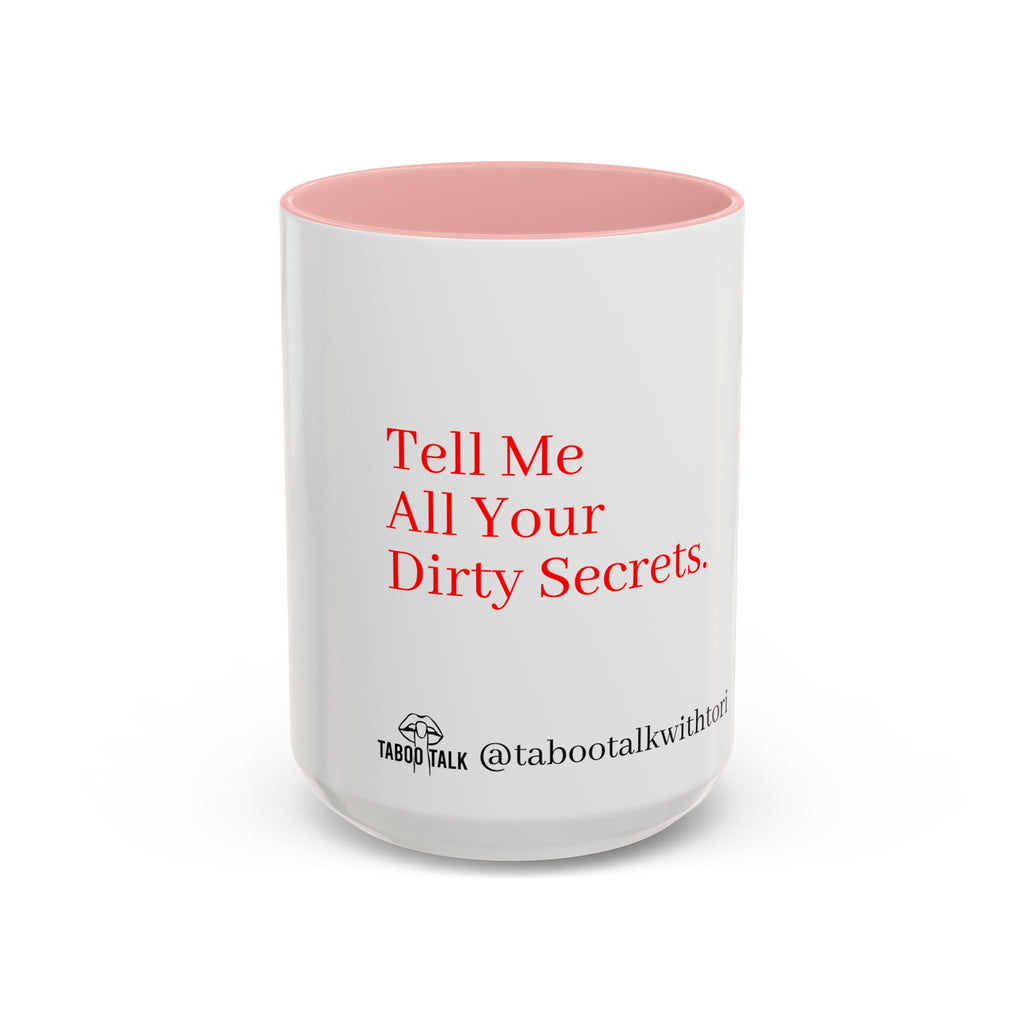 Accent Coffee Mug — 'tabootalkwithtori.com' Branded Accent Coffee Mug (11/15oz)