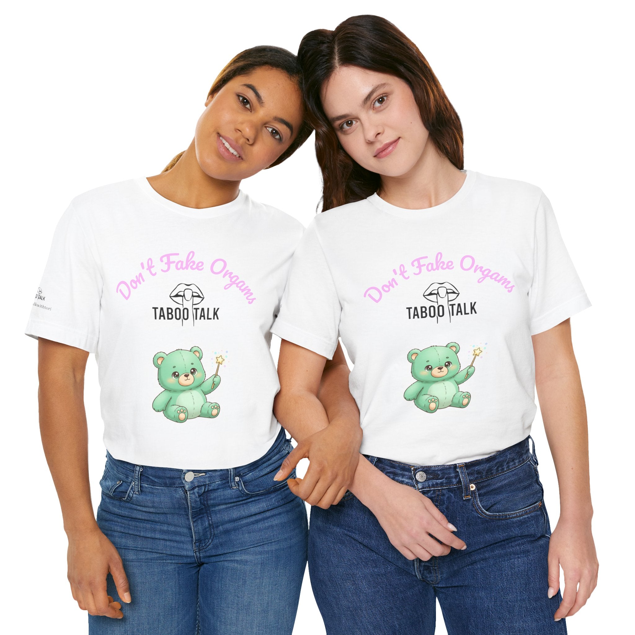 Don't Fake Organs Cute Teddy Tee — Funny Medical Awareness T-Shirt