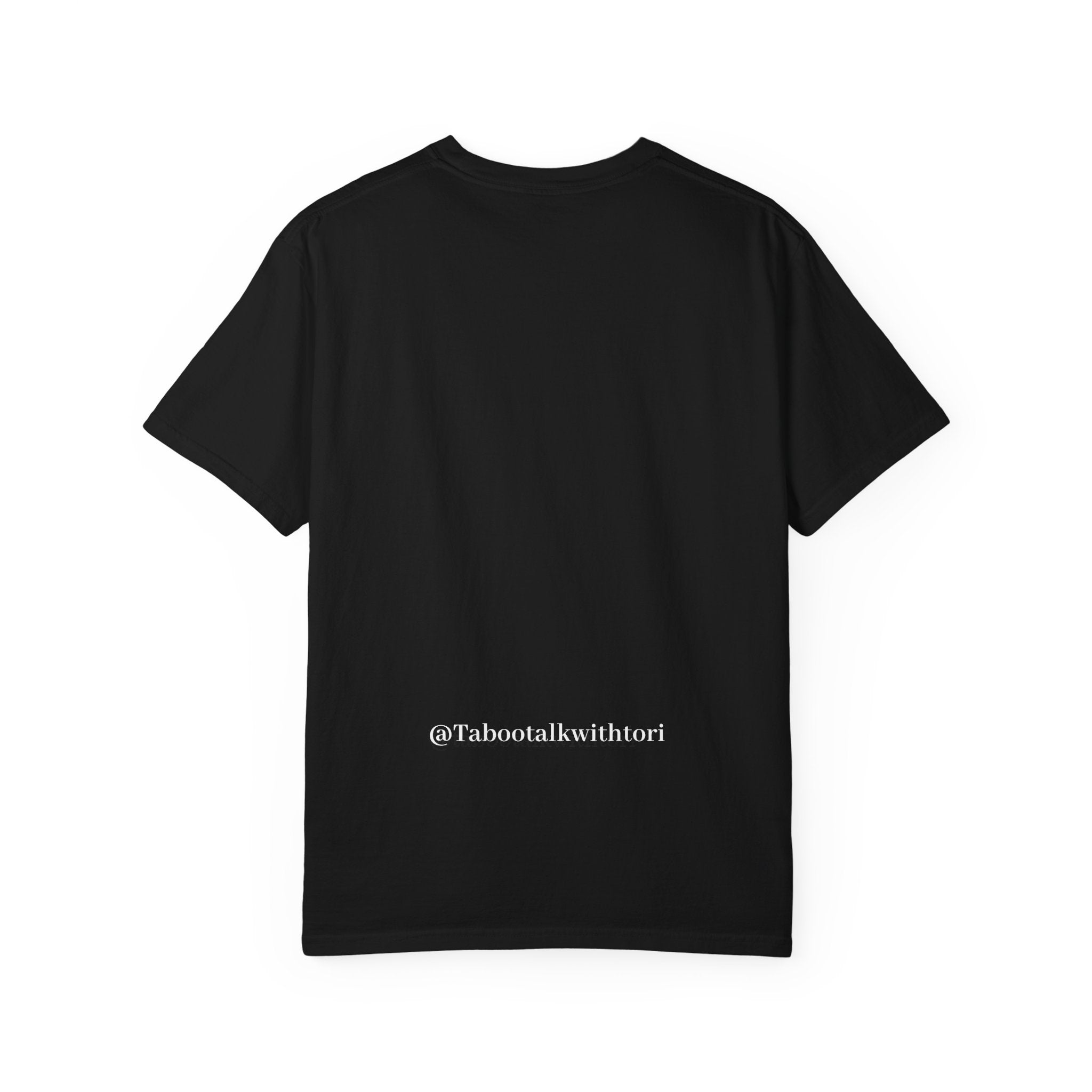 Taboo Talk Graphic T‑Shirt — Shushing Lips Logo Tee