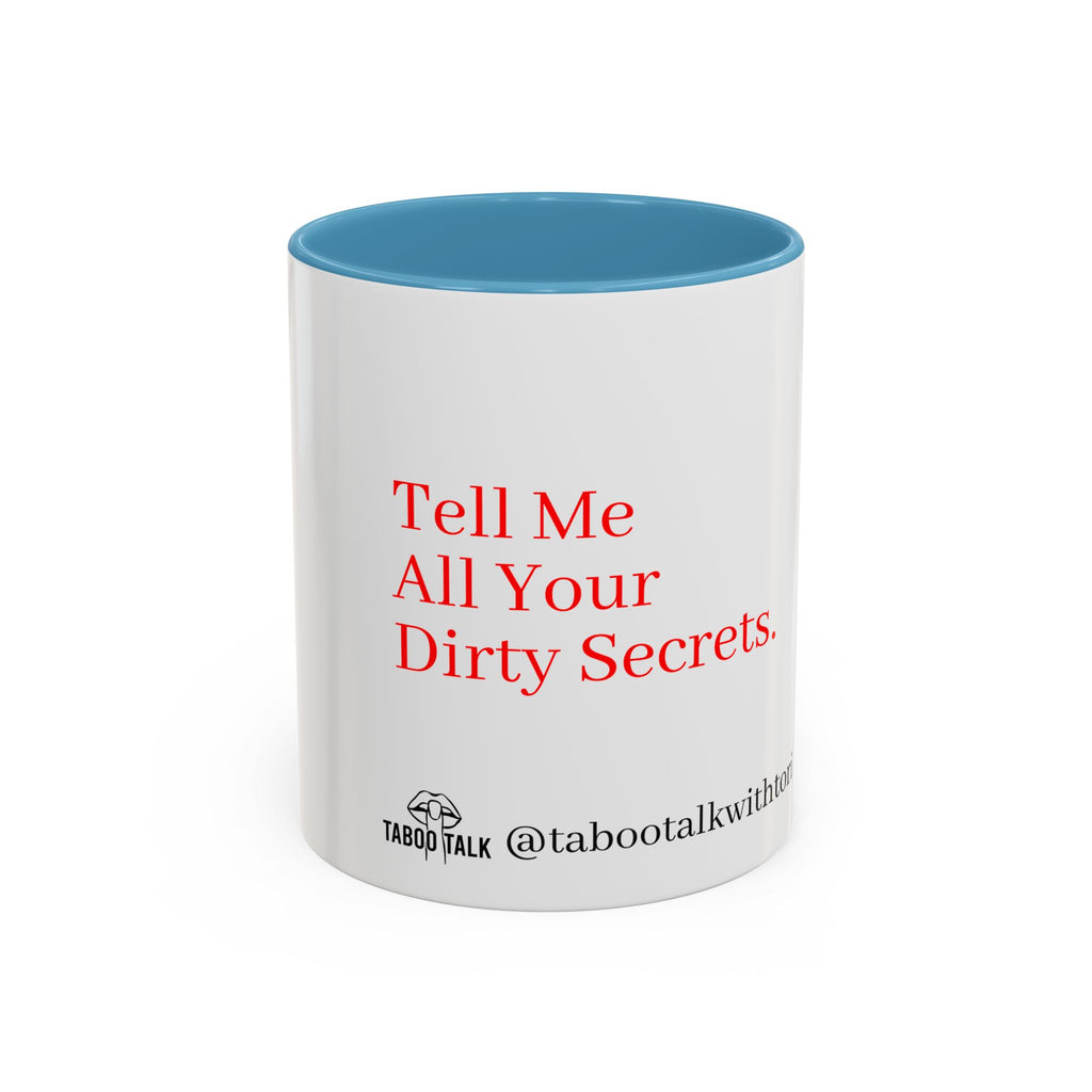 Accent Coffee Mug — 'tabootalkwithtori.com' Branded Accent Coffee Mug (11/15oz)
