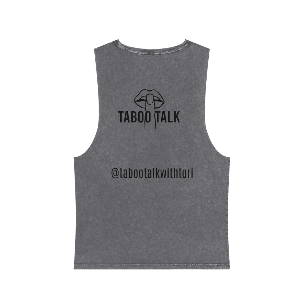 Look Good Naked Tank Top — "Look Good NAKED" Stonewash Fitness Tank