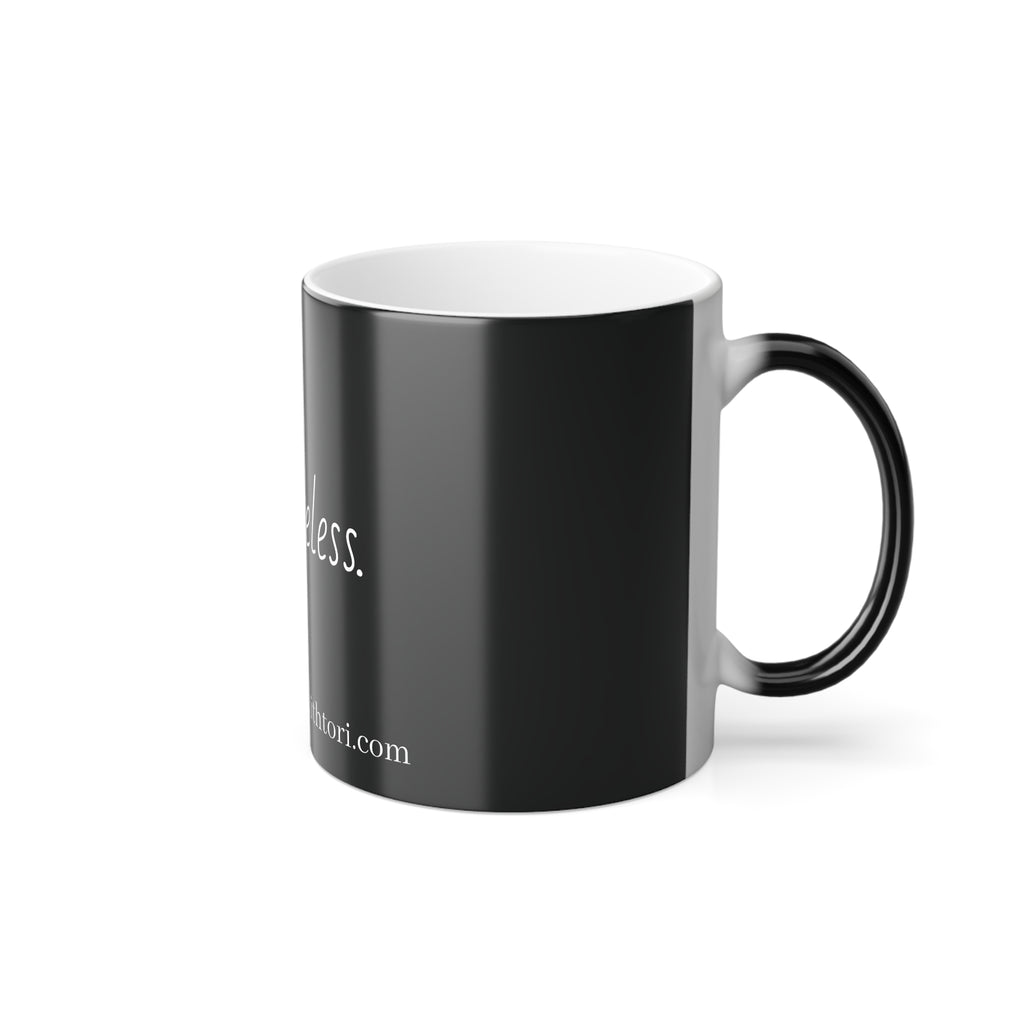 Color-Changing Mug — "Shame Less." Motivational Coffee Cup (11 oz)