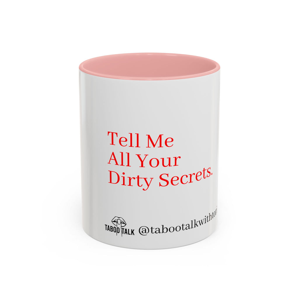 Accent Coffee Mug — 'tabootalkwithtori.com' Branded Accent Coffee Mug (11/15oz)