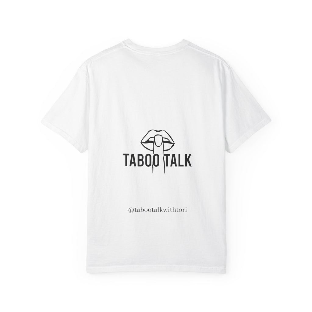 Don’t Fake Orgasms Taboo Talk T-Shirt — Cute Blue Bear Awareness Tee