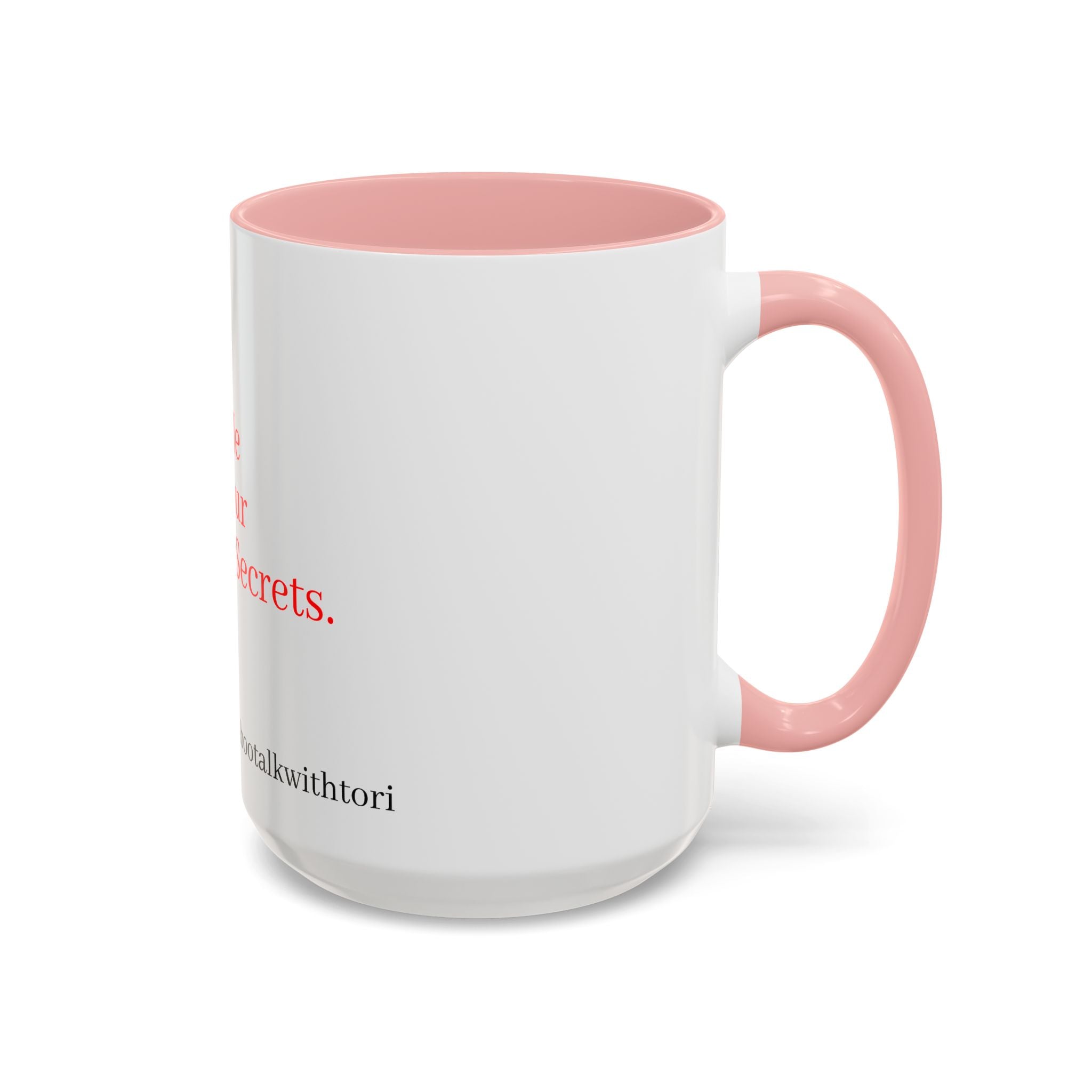 Accent Coffee Mug — 'tabootalkwithtori.com' Branded Accent Coffee Mug (11/15oz)