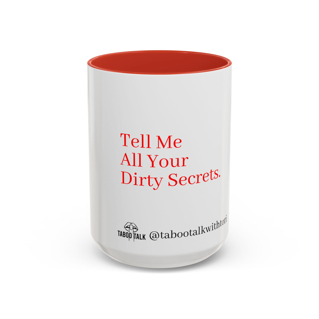 Accent Coffee Mug — 'tabootalkwithtori.com' Branded Accent Coffee Mug (11/15oz)