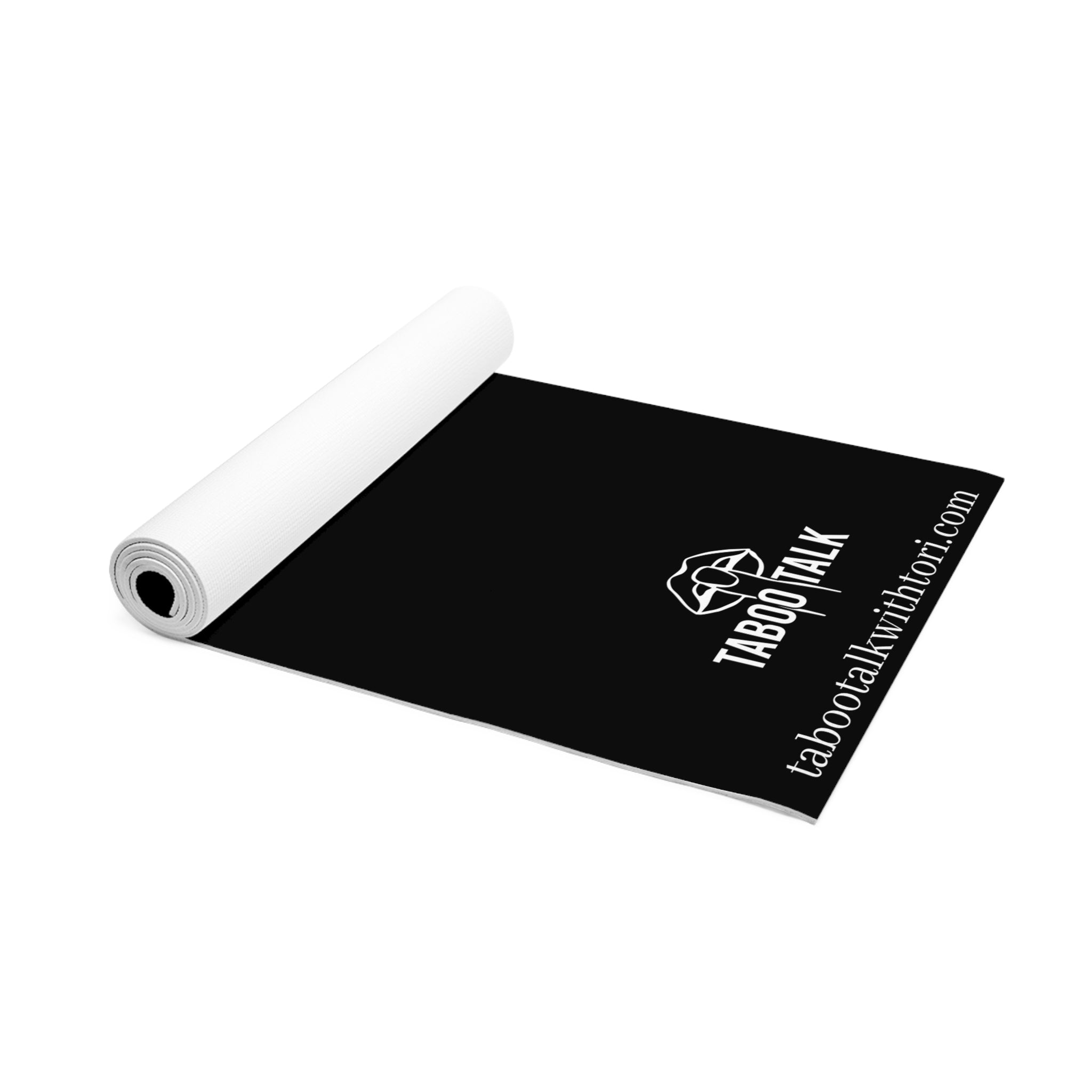 Red 'Take Me to My Edges' Foam Yoga Mat — Taboo Talk Branded Exercise Mat